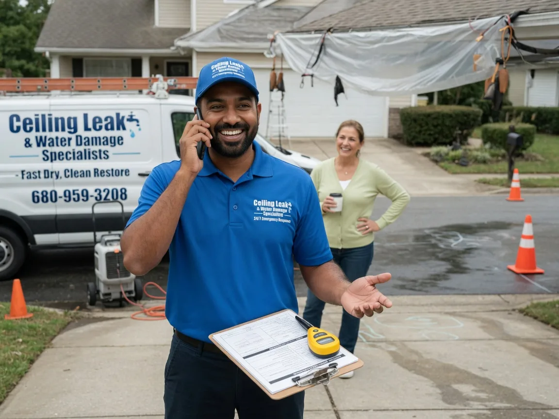 Ceiling Leak Cleanup Fulton, TX FAQs
